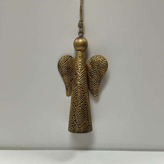 ANGEL GOLD METAL ORN MED-1231