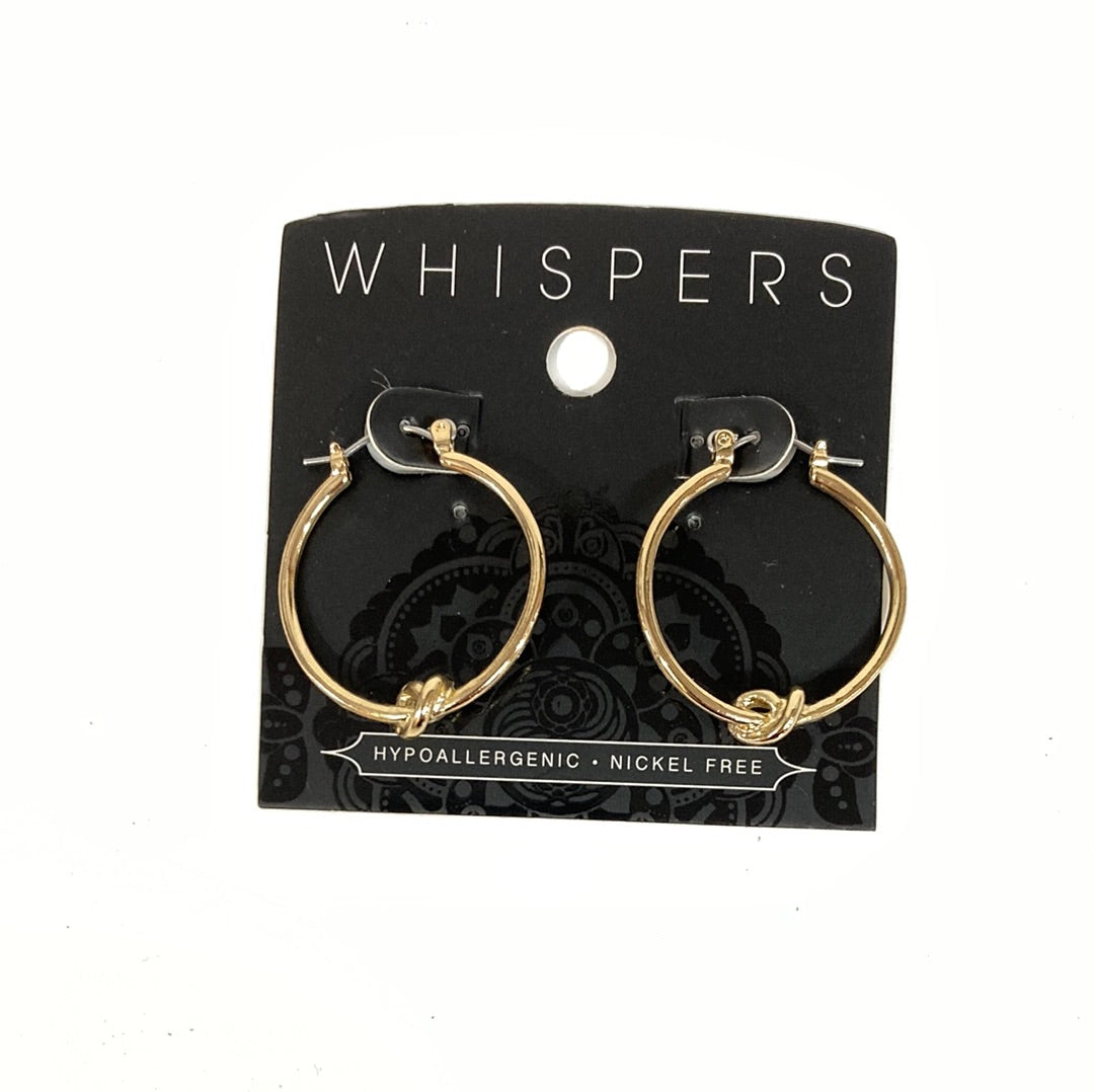 GOLD KNOT EARRINGS-6416
