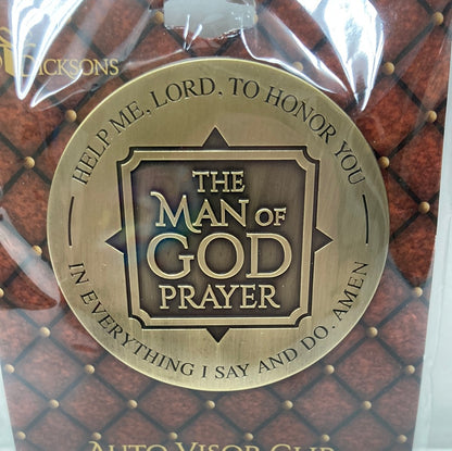 MAN OF GOD PRAYER VISOR CLIP-9816