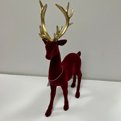 STANDING CRANBERRY REINDEER-5329