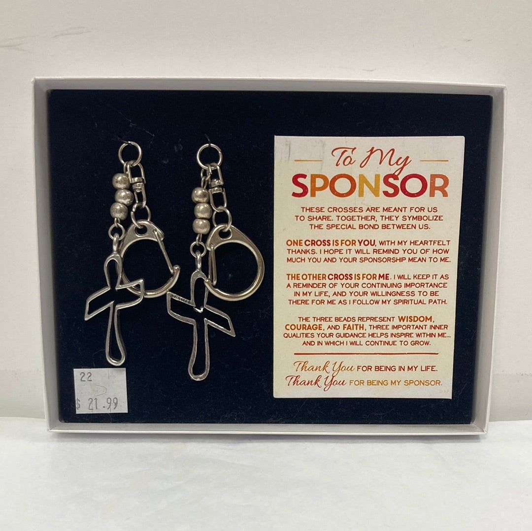 SPONSOR CROSS KEY RING GIFT SET-8019