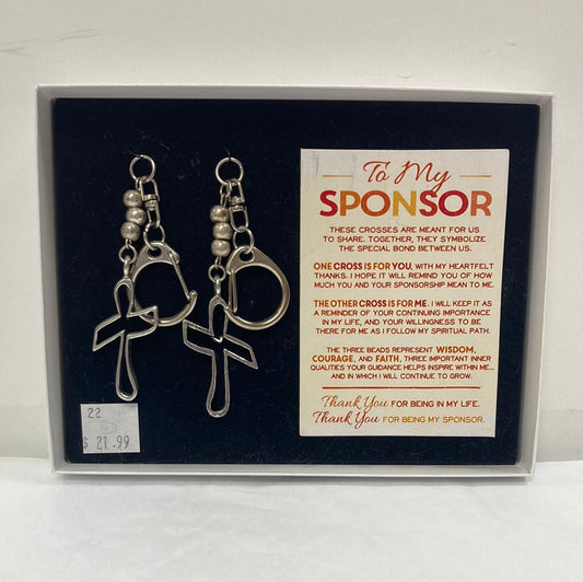SPONSOR CROSS KEY RING GIFT SET-8019