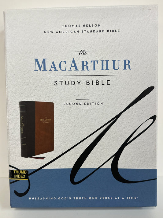 NASB MAC STUDY BIBLE MAHOG INDX-0328