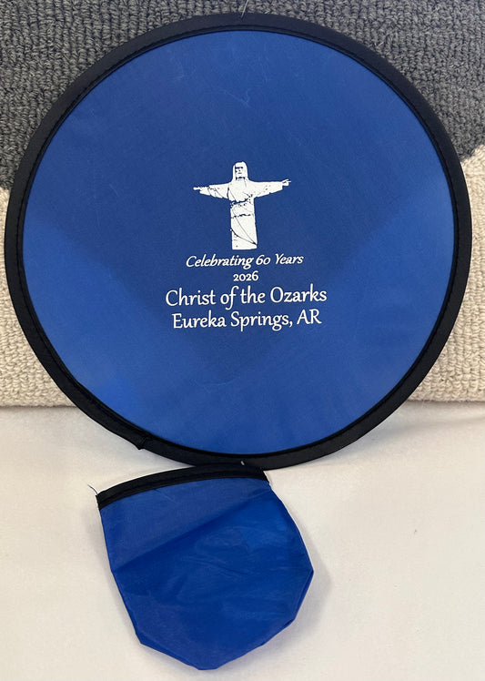 CELEBRATING 60 YEARS CHRIST OF THE OZARKS FOLDABLE FAN-2867