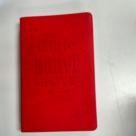 NLV BIBLE FOR BRAVE BOYS RED-5280