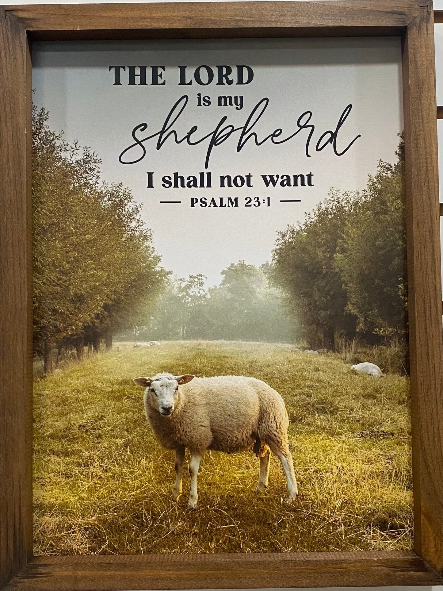 THE LORD IS MY SHEPHERD WALL ART-2563