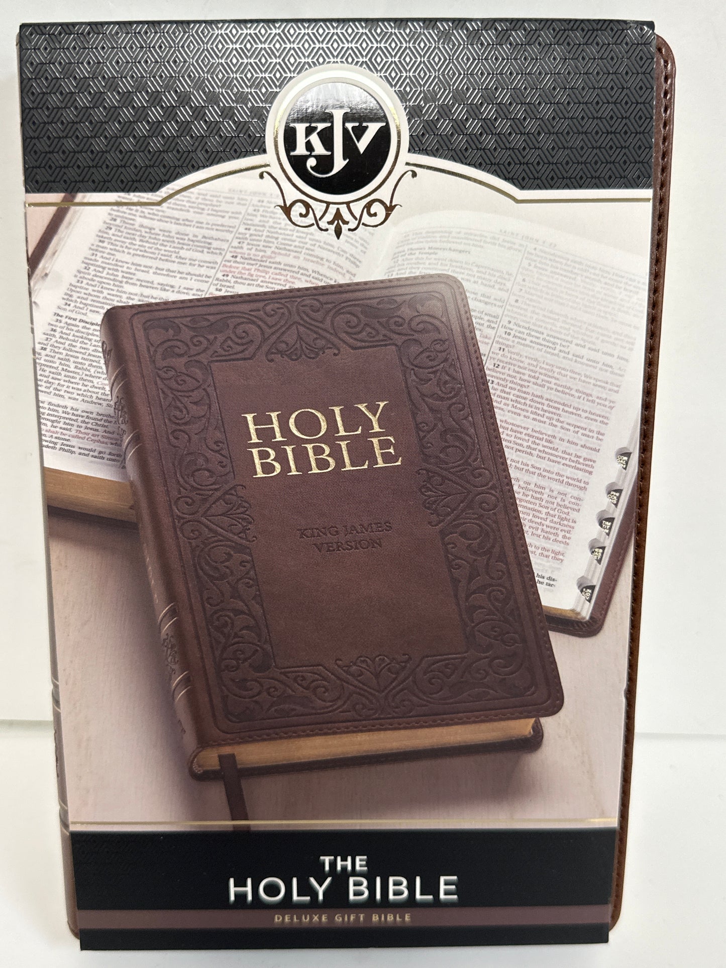 KJV GIFT EDITION BIBLE BROWN-2651