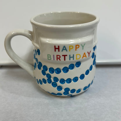 HAPPY BIRTHDAY GARLAND MUG-4494