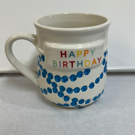HAPPY BIRTHDAY GARLAND MUG-4494