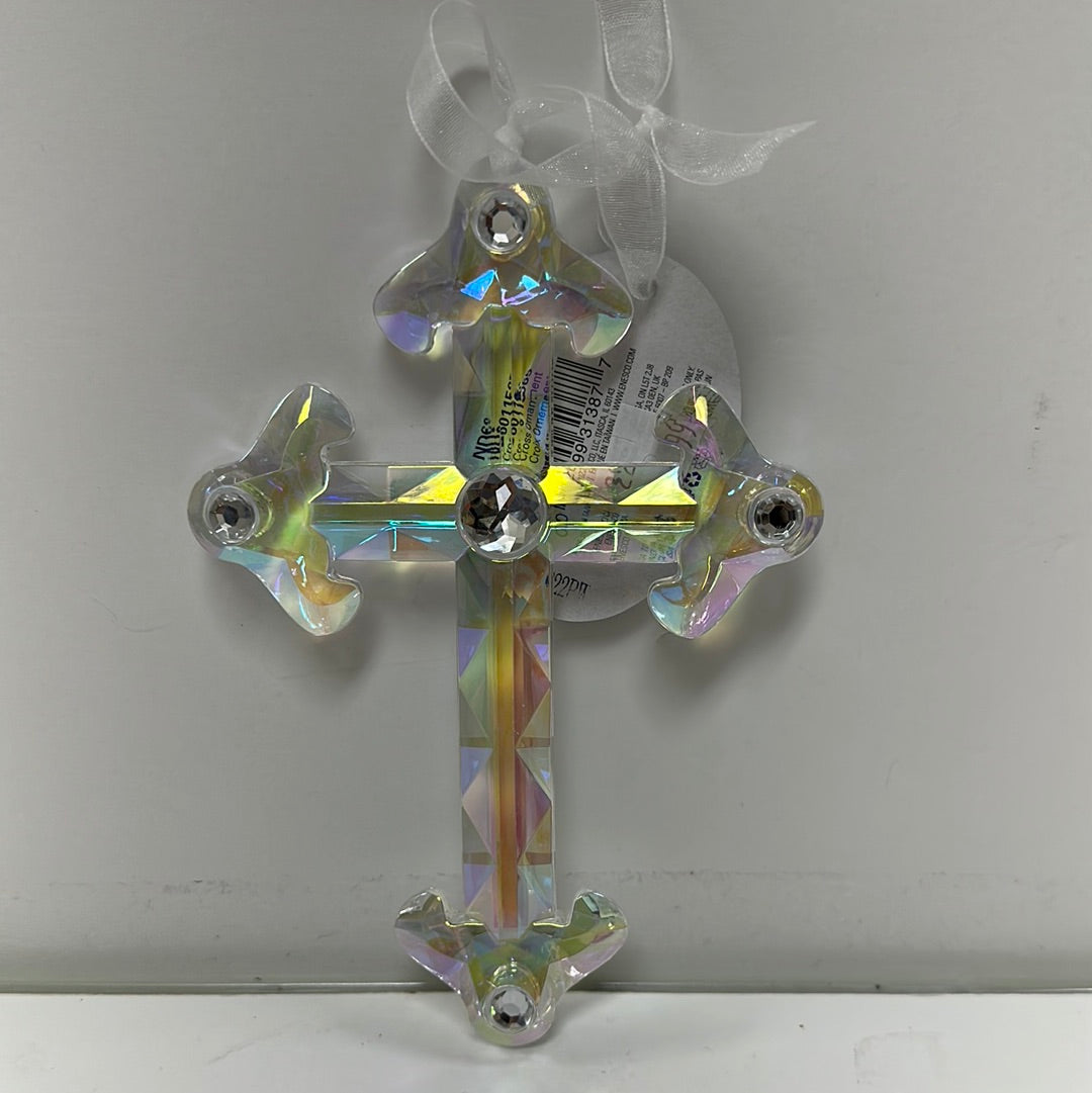 CROSS ORNAMENT FACETS-3877