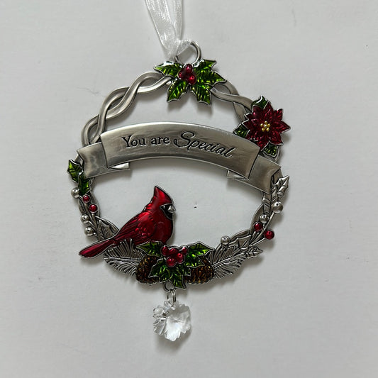 SPECIAL CARDINAL ORNAMENT-7758