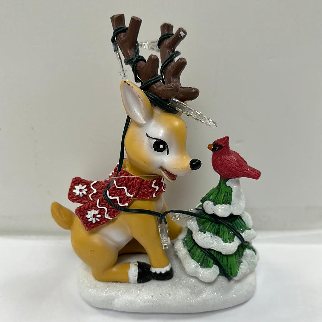 LIGHT UP XMAS LIGHTS REINDEER-7389