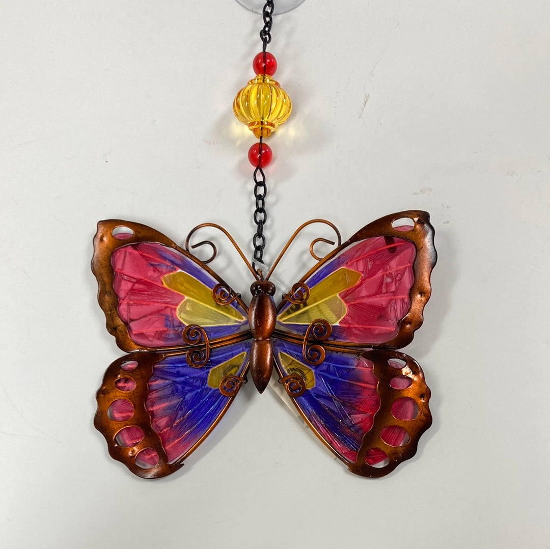 PURPLE BUTTERFLY SUN CATCHER-3331