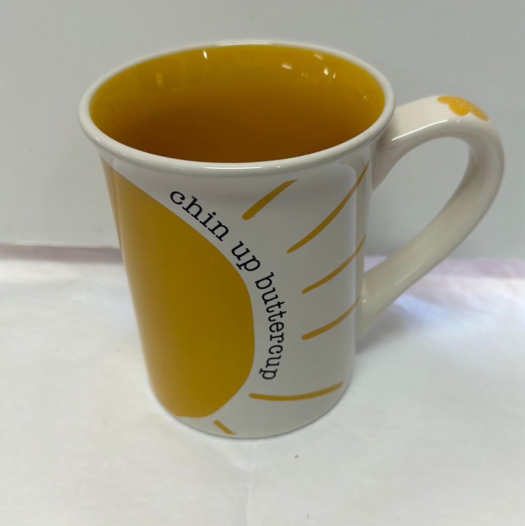 CHIN UP BUTTERCUP MUG-6878