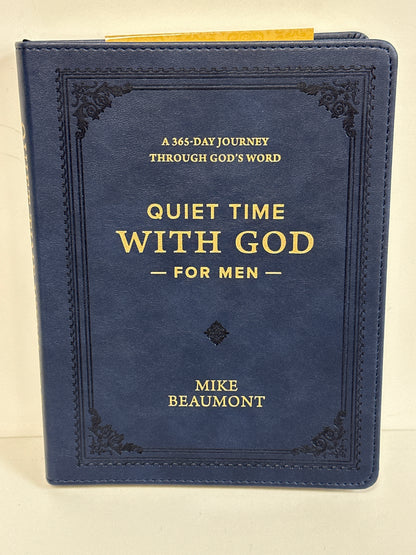 QUIET TIME WITH GOD FOR MEN DEVOTIONAL BLUE-5294