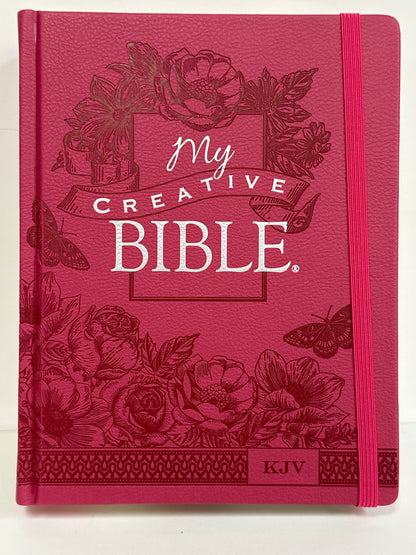KJV MY CREATIVE BIBLE PINK FLORAL-4862