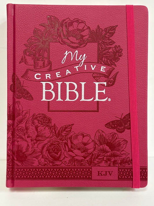 KJV MY CREATIVE BIBLE PINK FLORAL-4862
