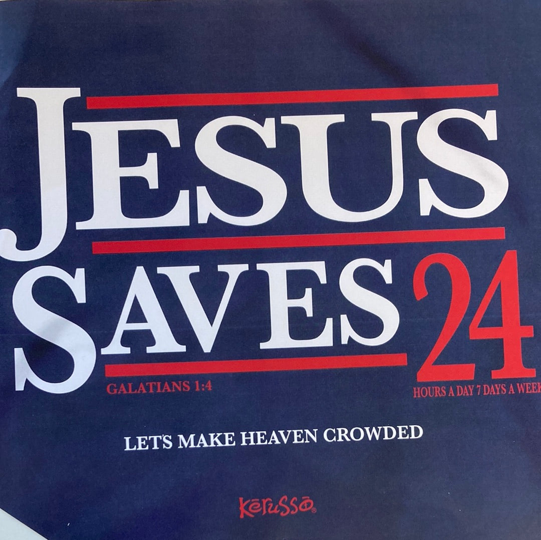 JESUS SAVES '24 ADULT TEE 2X-3987