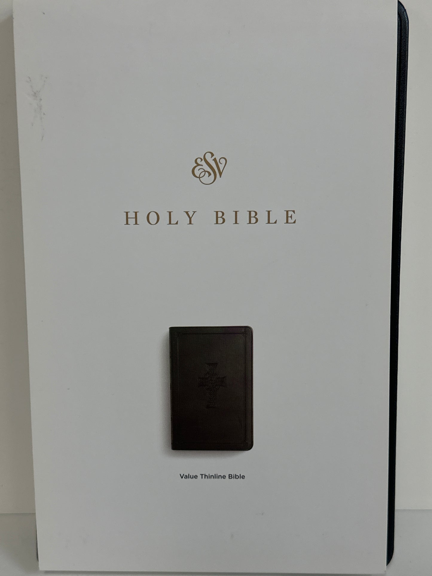 ESV VALUE THINLINE BIBLE CHARCOAL CELTIC-3305