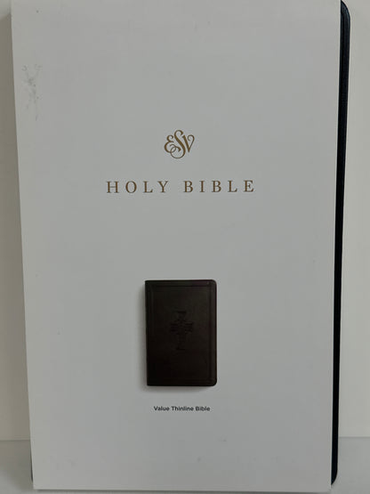 ESV VALUE THINLINE BIBLE CHARCOAL CELTIC-3305