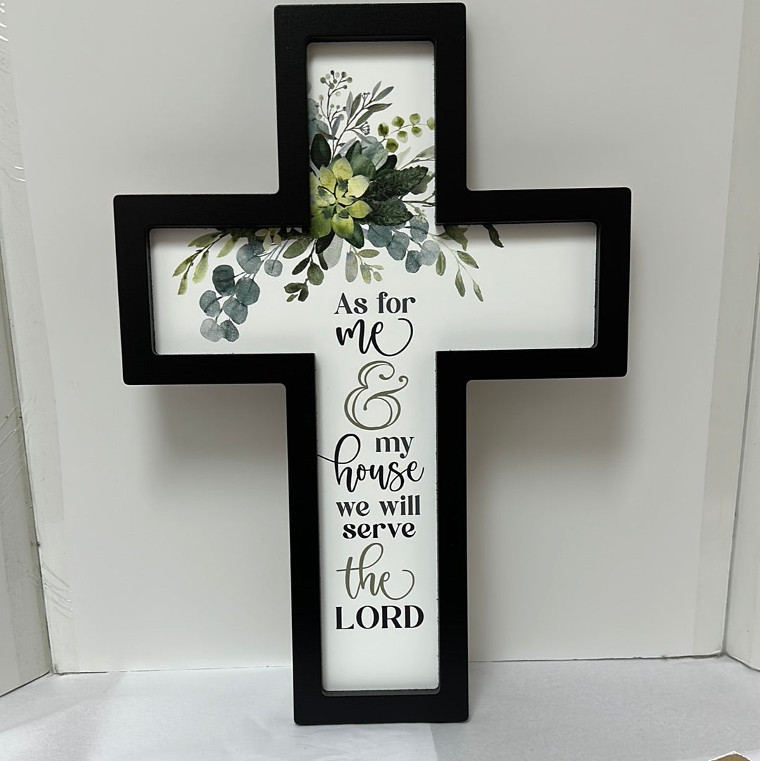 AS FOR ME & MY HOUSE WALL CROSS-7834