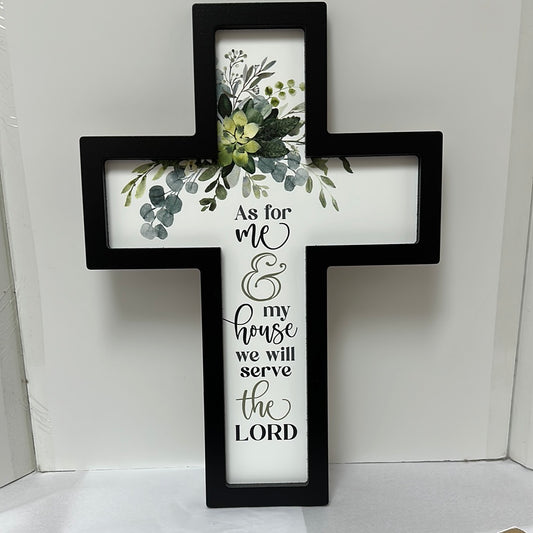 AS FOR ME & MY HOUSE WALL CROSS-7834