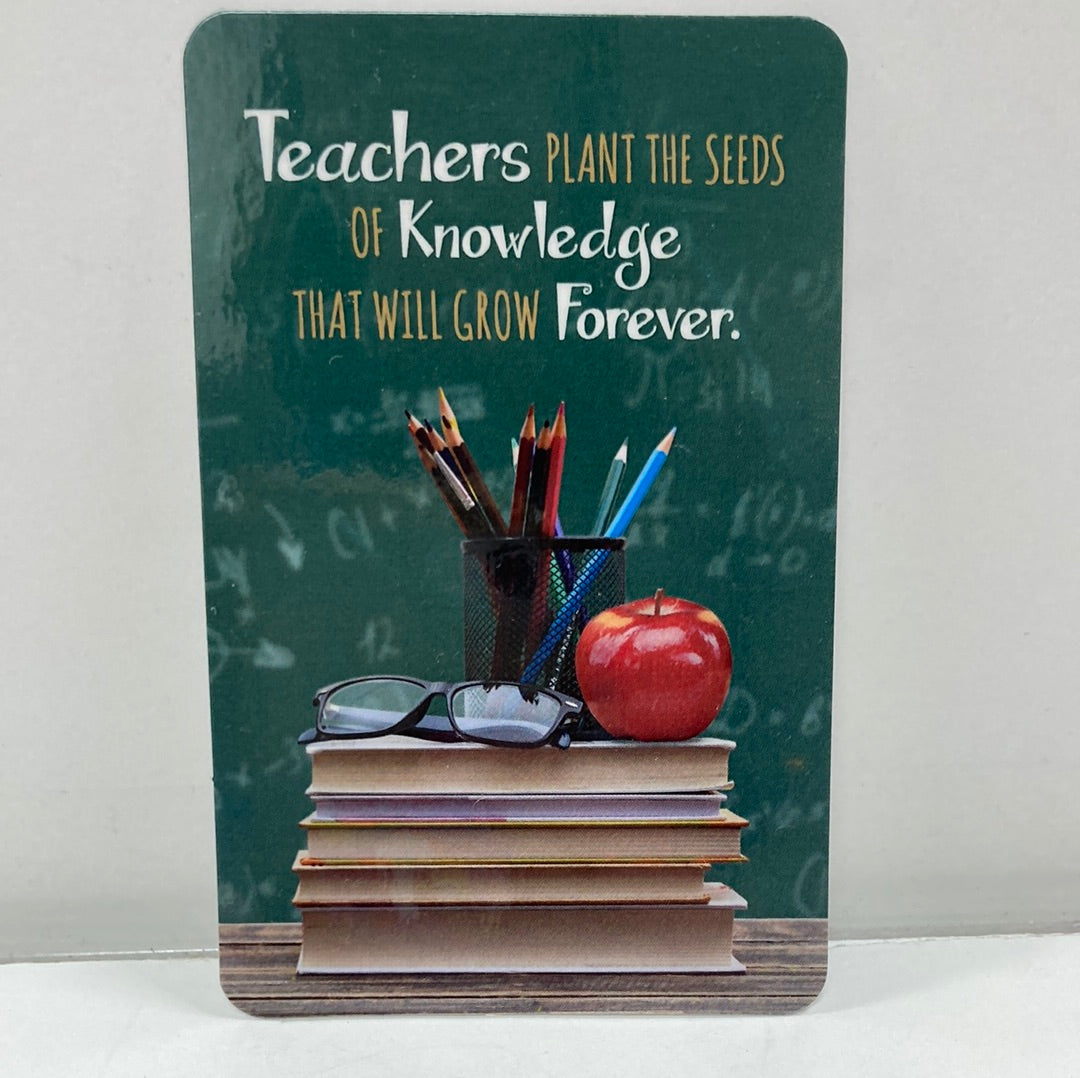 TEACHERS PLANT POCKETCARD-8771