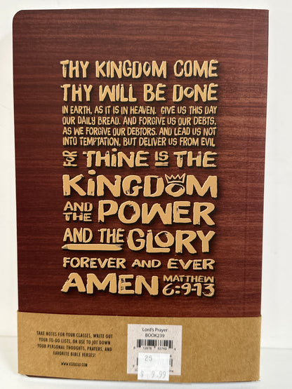 LORD'S PRAYER MEN'S PAPERBACK JOURNAL-7494