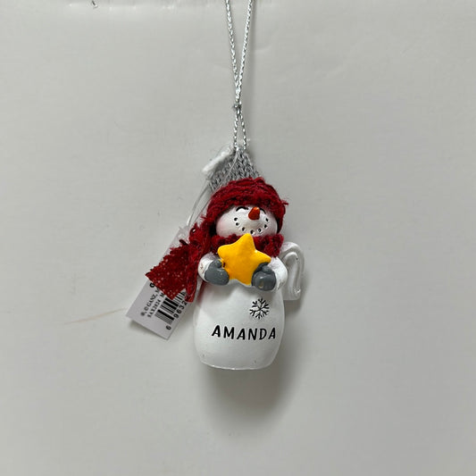 AMANDA SNOW ANGEL ORNAMENT-6012