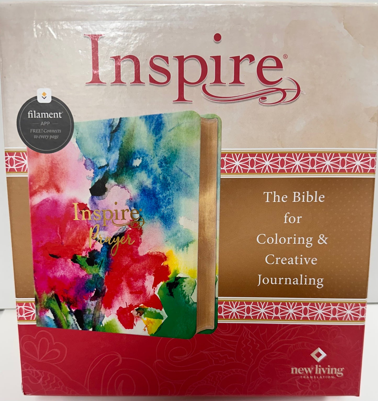 NLT INSPIRE PRAYER BIBLE FILAMENT-0705