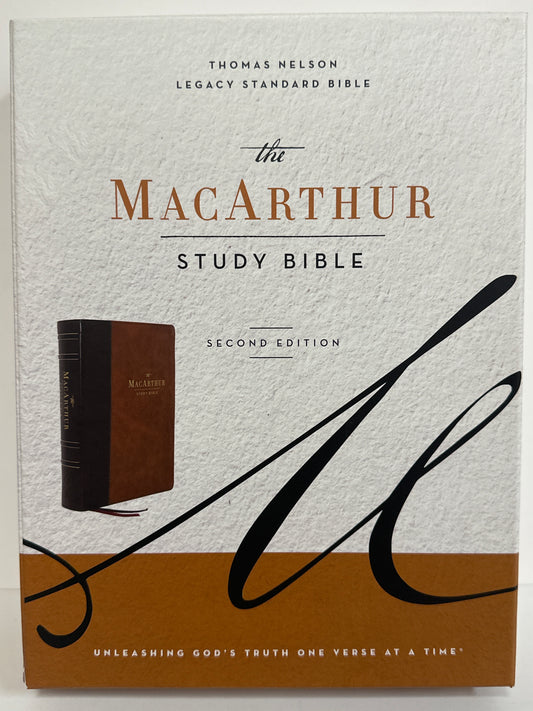 LSB MACARTHUR STUDY BIBLE BROWN-9730