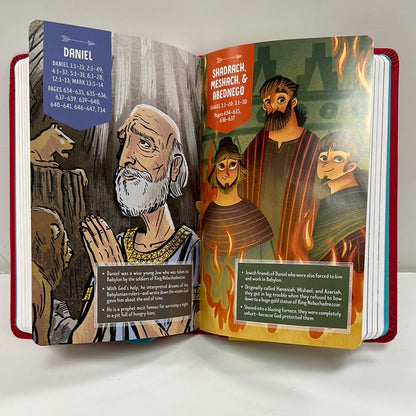 NLV BIBLE FOR BRAVE BOYS RED-5280