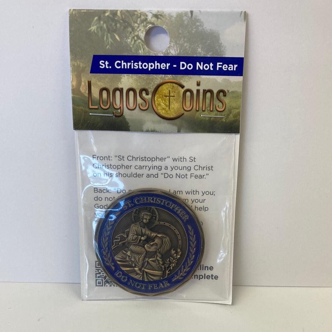ST CHRISTOPHER DO NOT FEAR COIN-6397