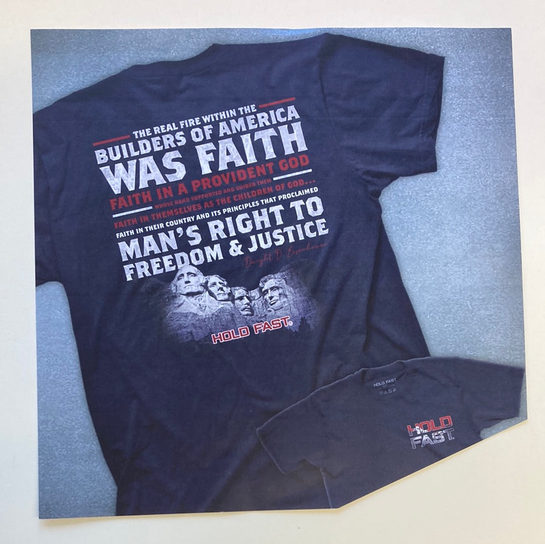BUILDERS OF AMERICA/RUSHMORE HOLD FAST TEE MED-7477