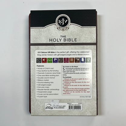 KJV BIBLE BURGANDY INDEX-2401