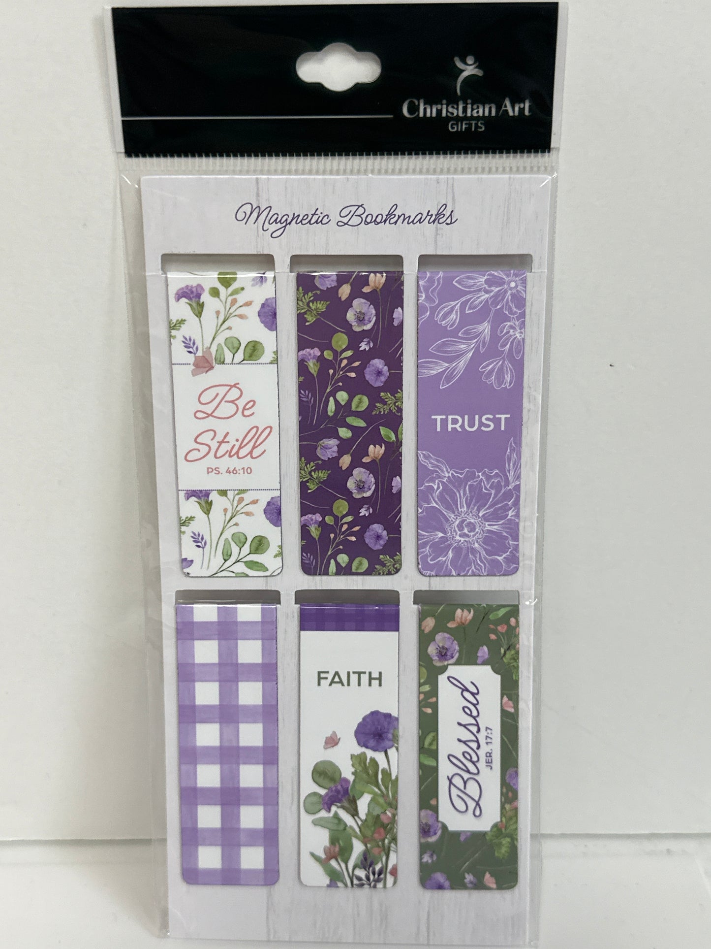 MEADOW PURPLE MAGNETIC BOOKMARK SET/6-4848