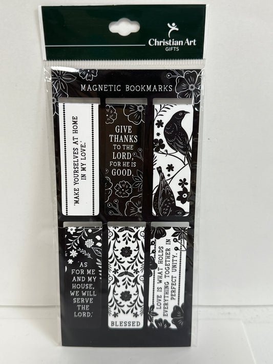 AS FOR ME AND MY HOUSE MAGNETIC BOOKMARKS