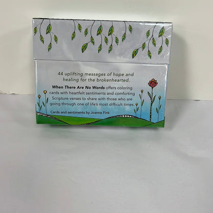 WHEN ARE NO WORDS BOX CARDS-7072