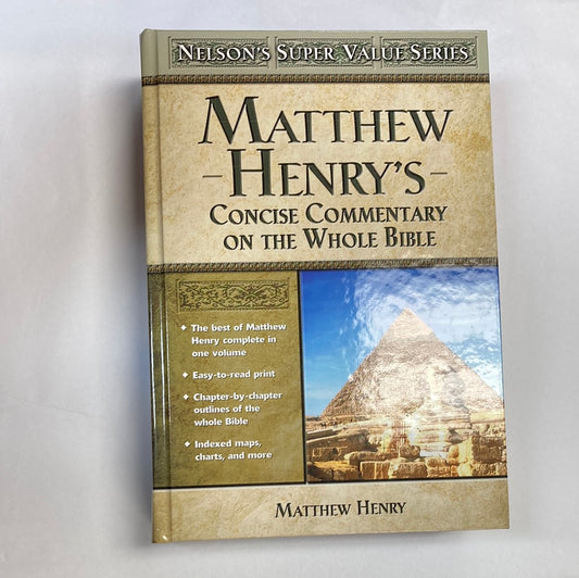 MATTHEW HENRYS COMMENTARY/BIBLE-0470