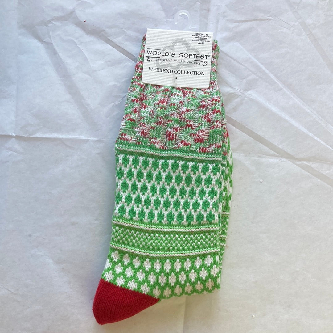 LADIES SOCKS/NOELMULTI 156