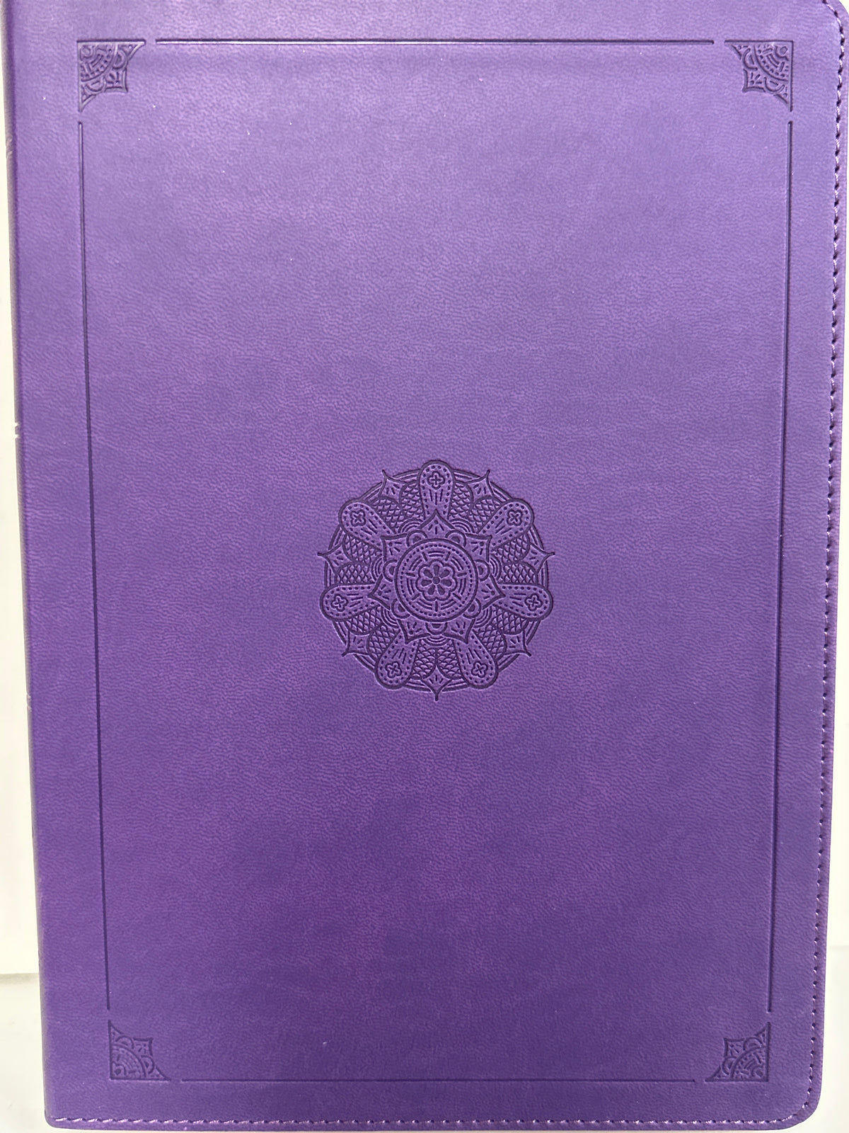 ESV LARGE PRINT BIBLE LAVENDER-6936