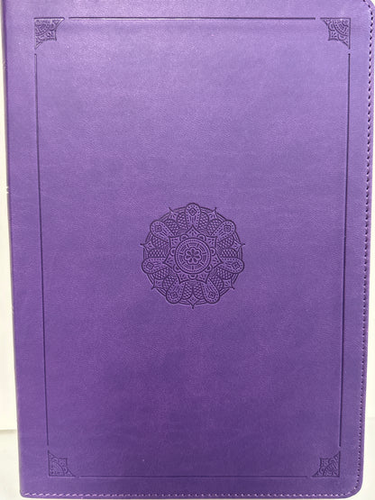 ESV LARGE PRINT BIBLE LAVENDER-6936