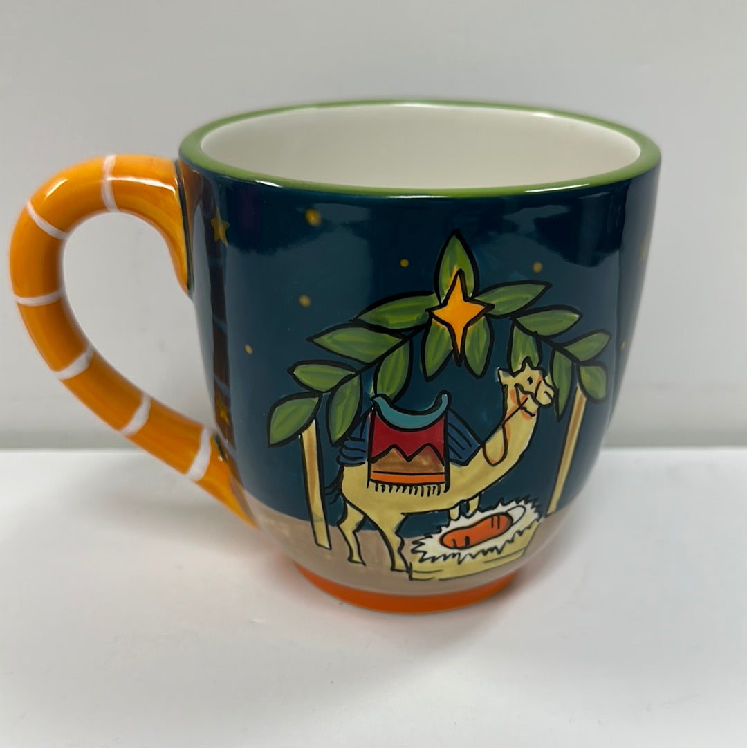 MANGER WITH CAMEL MUG-0488