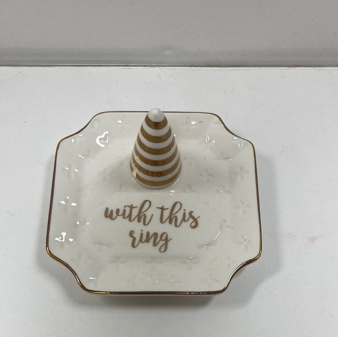 WITH THIS RING DISH-4497