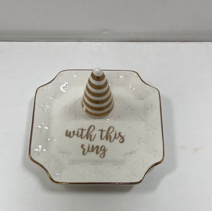 WITH THIS RING DISH-4497
