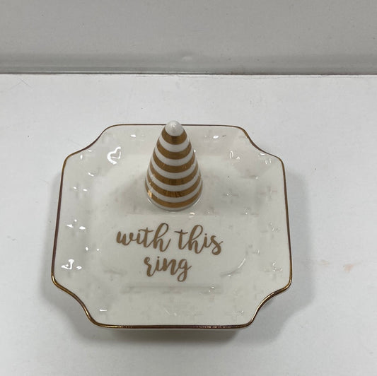 WITH THIS RING DISH-4497