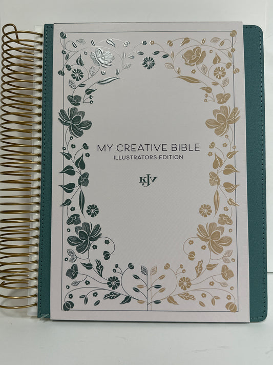 MY CREATIVE BIBLE ILLUSTRATORS EDITION TEAL-1998