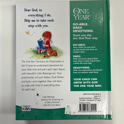 ONE YEARK BOOK DEV PRESCHOOLERS-9402