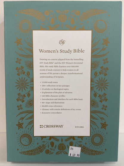 ESV WOMEN'S STUDY BIBLE DEEP BROWN-2050