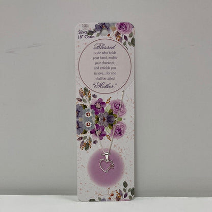 BLESSED MOTHER OPEN HRT/CRS NKL-3327 : 18 IN